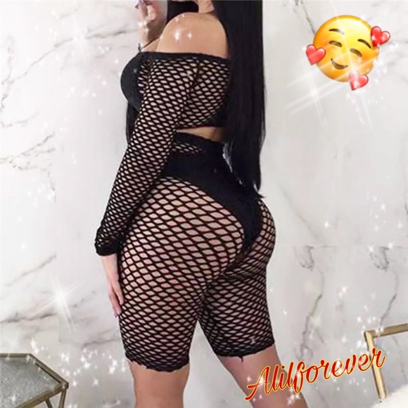 🌹 Sexy Crochet Mesh White 2pc Swimwear M - Picture 3 of 3